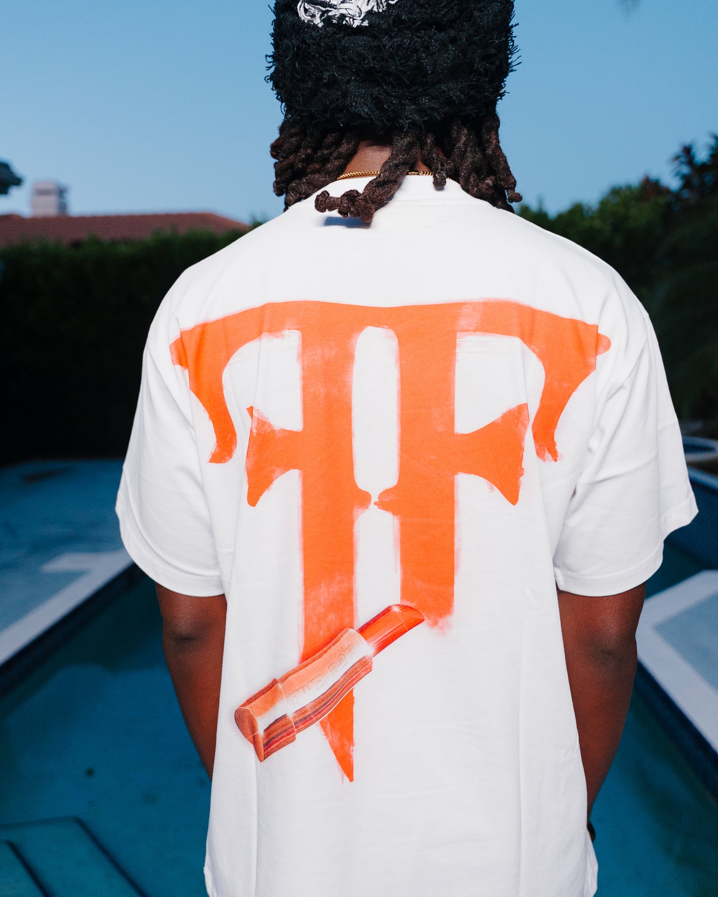 FWE RED KISS APE HEAD TEE