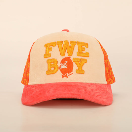 FWE BOY CITRUS VELVET MONO TRUCKER