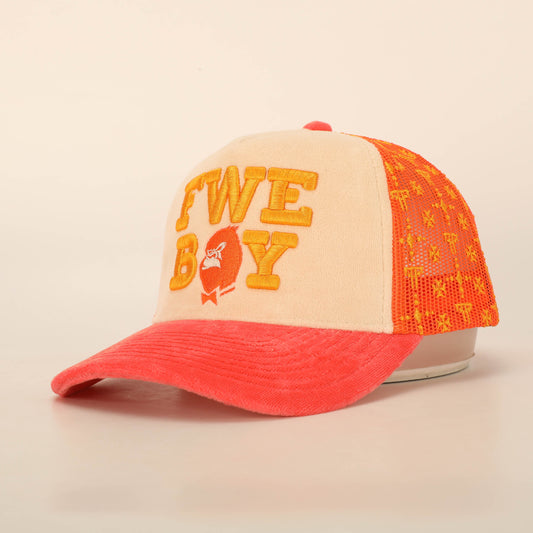 FWE BOY CITRUS VELVET MONO TRUCKER